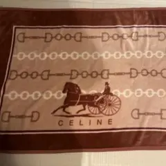 CELINE 馬車柄 ハーフケット ブランケット ひざ掛け 毛布 - メルカリ