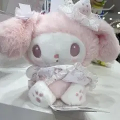 サンリオ白いちごのティータイムシリーズマイメロディふわくたぬいぐるみ