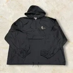 00s HARTWELL ハートウエル ジッププルオーバー US黒 羽 XXL