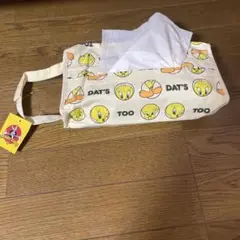 ルーニーテューンズ ティッシュケースカバー トゥイーティー