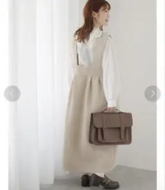 ehka sopo 前後着モールドツイードジャンスカ