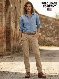 POLO JEANS カーゴパンツベージュ ミリタリー Ralph Laurenのサムネイル