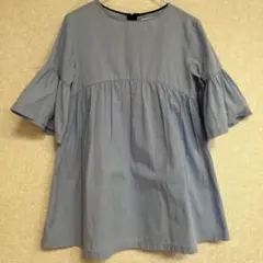 ZARA kids152 水色ワンピース
