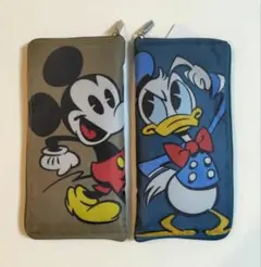 ミッキー＆ドナルド フラットトート エコバッグ