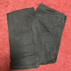 UNIQLO UJ ブラックデニム 24 (61cm)