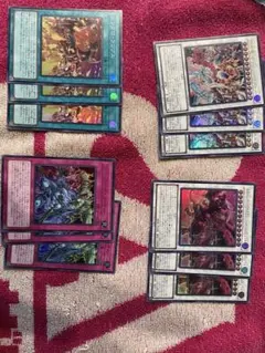 遊戯王　レッドデーモンズ　赤き竜　デッキパーツ　　12枚