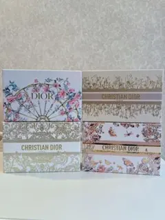 ディオール ギフトボックス 空箱　限定　4点セット　中サイズ　まとめ売り