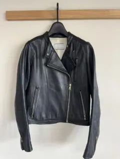 【本革ラムレザー】黒　ライダースジャケット
