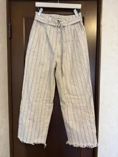 YOKE ストライプフリンジパンツのサムネイル