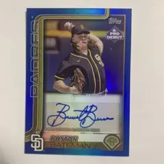 topps BOSTON BATEMAN auto 055/150