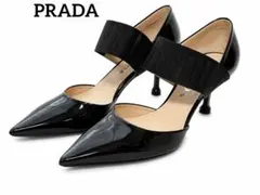 PRADA ポインテッドトゥパンプスフラットシューズ 21.5cm - メルカリ