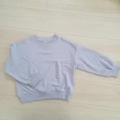 新品未使用 ライトパープル ワイドトレーナー 120
