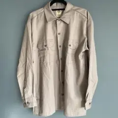 DICKIES 574 ロングスリーブワークシャツ　シルバーグレー
