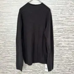 アメリカンホリック ブラック リブニット 長袖 Lサイズ 新品タグ付