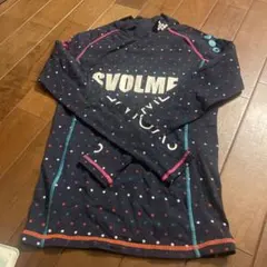 SVOLME ドット柄 長袖インナー　ネイビー