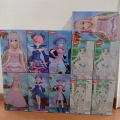 Re:ゼロ　リゼロ　レム　ラム　エミリア　美少女　フィギュア　11点まとめ売り