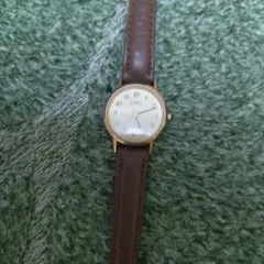 CITIZEN レディース 腕時計 ブラウンレザーベルト