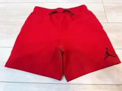 新品ジョーダンショートパンツ 子供Sサイズ　赤　8-10歳