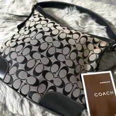 【驚安】セール COACH コーチ シグネチャー キャンバス ショルダーバッグ