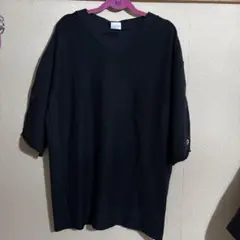 チャンピオン　レディース7分袖プルオーバー丈長め　黒　ゆったり着られます