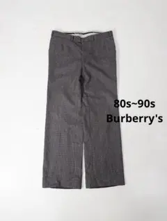 80s〜90s Burberry's チェック柄ウールスラックス ヴィンテージ