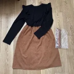 SHEIN ドッキングワンピース 長袖 130cm