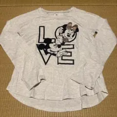 ミッキー ミニー 長袖カットソー