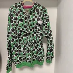 JUDGE 時計デザイン ジップアップパーカー