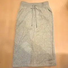【ほぼ未使用】ユニクロ UNIQLO ボアスウェットスカート Sサイズ グレー