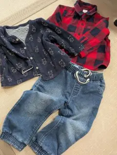 GAP服セット　カーディガン・シャツ・パンツ