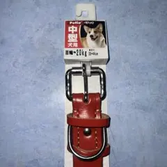 Petio 赤色犬用首輪 36-44㎝　中型犬　赤のサムネイル