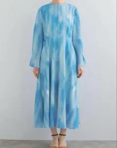 URBAN RESEARCH ROSSO カラーグラデーションプリントワンピース