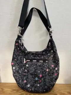 レスポートサック ハワイ限定　ルプティブーケ 刺繍 花柄 ショルダー 美品