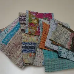 タイムSALE30日まで100円引き☆ラリーキルトはぎれ19枚