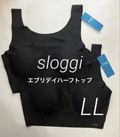 スロギー ゼロフィール エブリデイ ハーフトップ 黒 LL 2枚のサムネイル