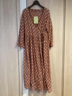 新品　ラップワンピース/シャツコート