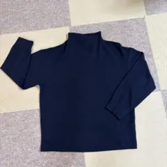 最終セール❗️UNIQLO ソフトニットフリースモックネックT ★サイズM★新品