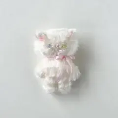 しろ　たいそんのねこ　猫　ぬいぐるみ　ハンドメイド　作家　アートドール　a