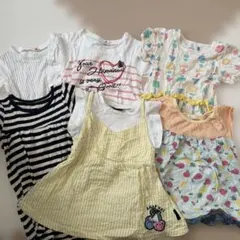 ベビー　Tシャツ　6点セット まとめ売り　夏　半袖　女の子90〜95cm