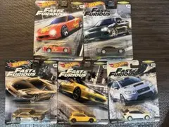ホットウィール ワイルドスピード ブライアン 5台セット GT-R スープラ