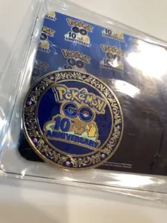 Pokémon GO 10周年 記念コイン ピカチュウ イーブイ 限定品 - メルカリ