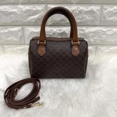セリーヌ　ミニボストン　ハンドバッグ　ショルダーバッグ　2way。