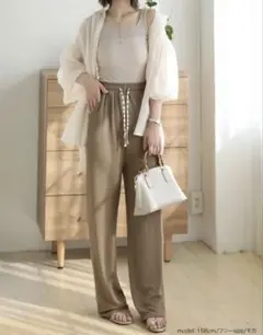 ジャガードパンツ フレアパンツ ぽこぽこ FREEサイズ