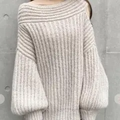 オフショル ニット