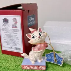 Enesco ディズニー　おしゃれキャット　マリー　クリスマス　フィギュア　置物