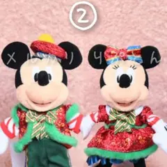 トイズワンダラスクリスマス・ミキミニ ぬいぐるみバッジ セット