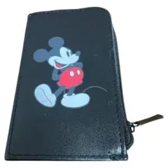 ミッキーマウス カードケース ブラック