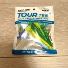 新品 TOUR TEE ツアーティー T-490 5本入り ネオンブルー