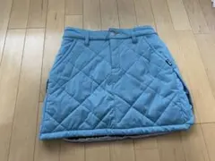 FILA ゴルフスカート 中綿　キルティング　スコート　ブルー　水色　テニス