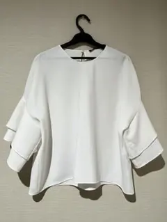 ZARA ザラ フリル プルオーバー ブラウス